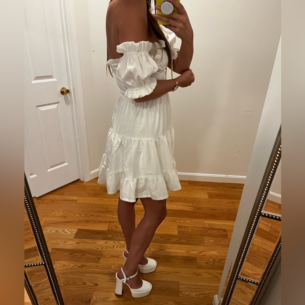 Alamour the label white mini dress - Picture 3 of 11